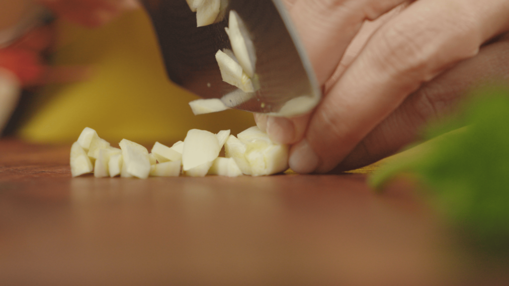 Preparación de ingredientes
