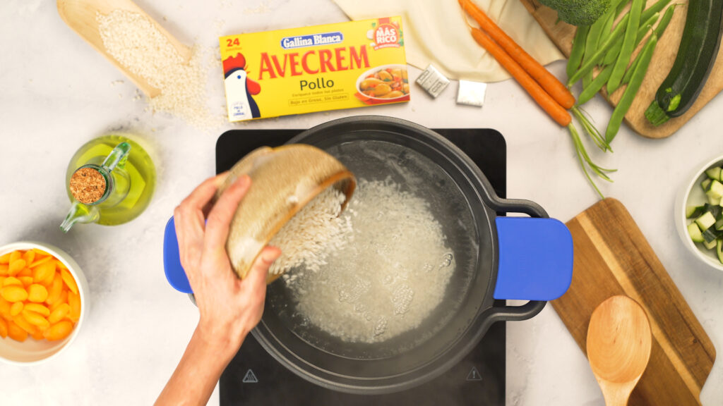 Cocción de las verduras