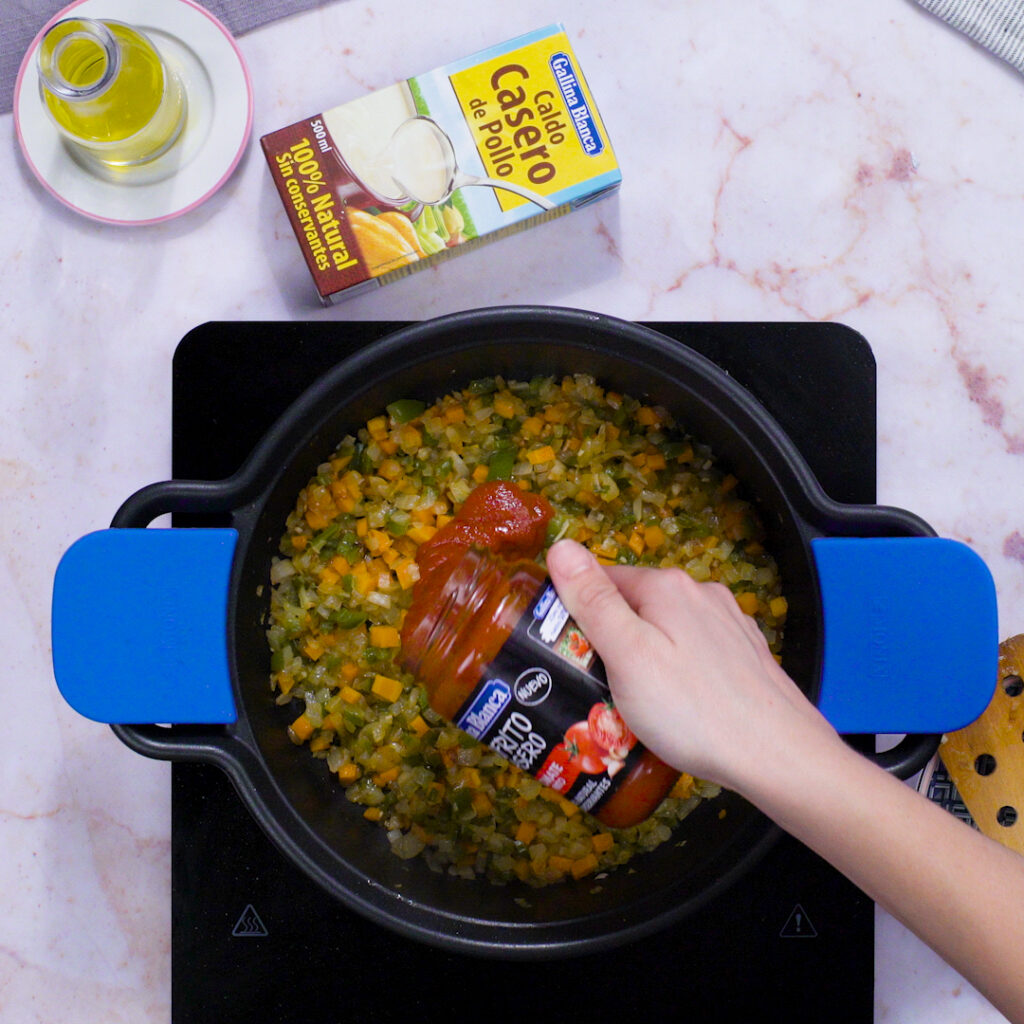 Preparación de la salsa