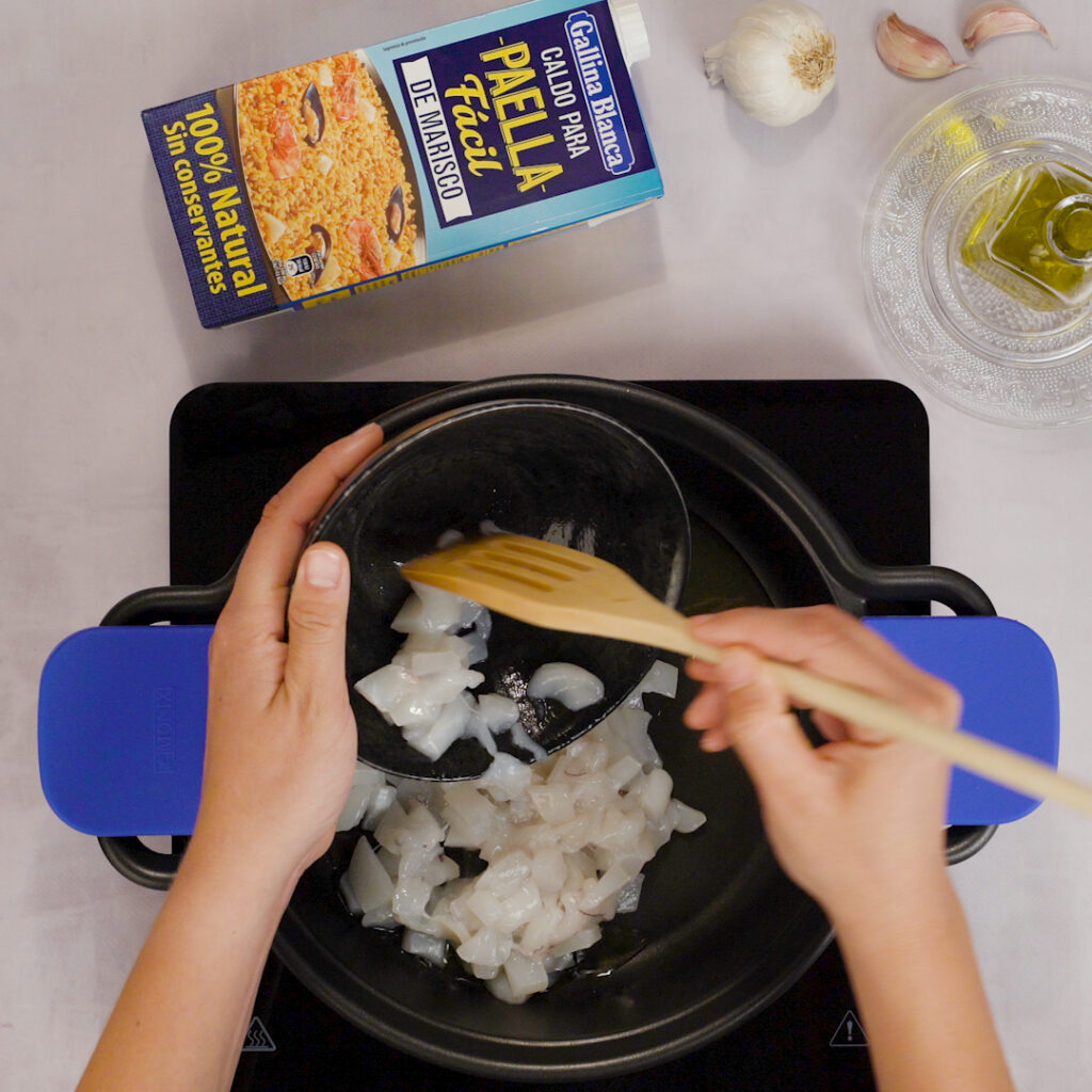 Preparación de la sepia