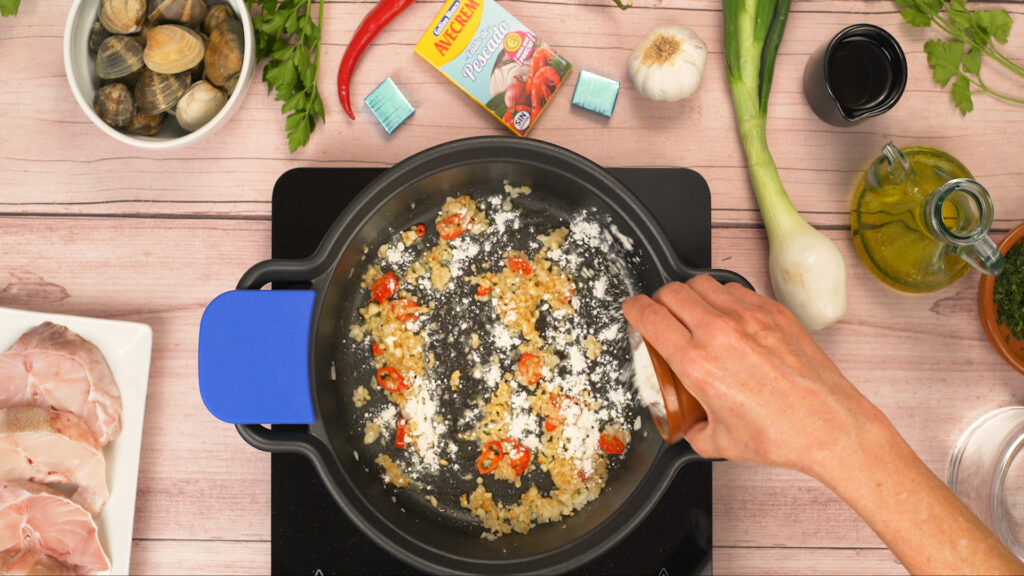 Preparación de ingredientes