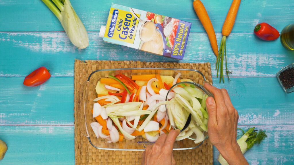 Preparación del pescado abadejo