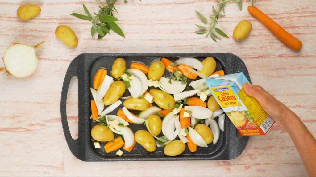 Preparar la bandeja del horno