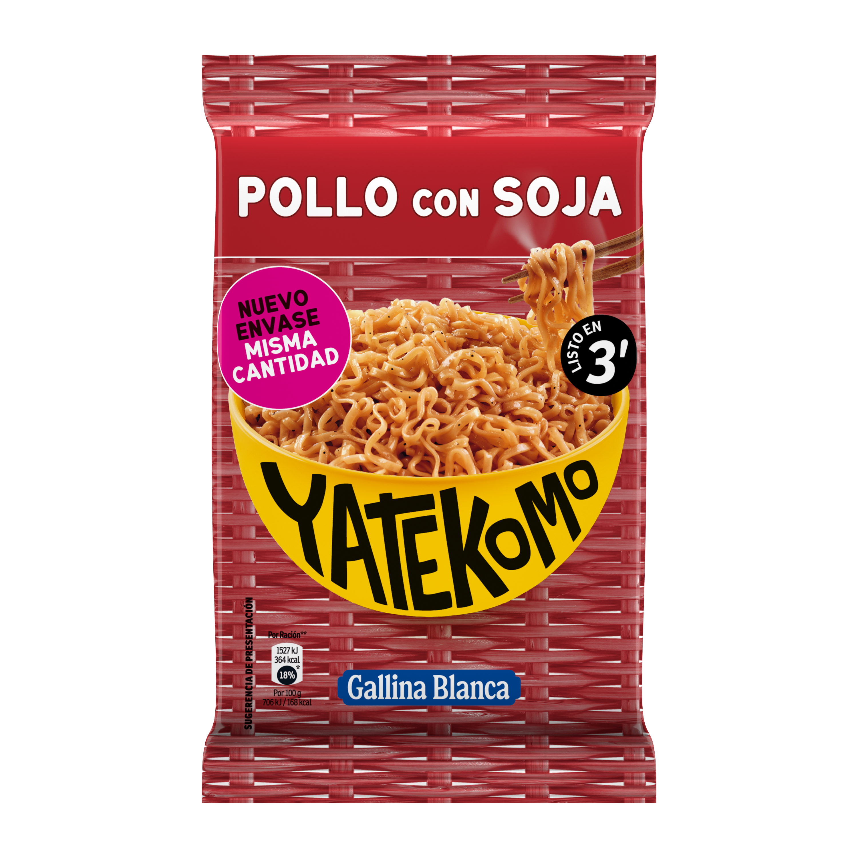 Yatekomo Pollo Con Soja