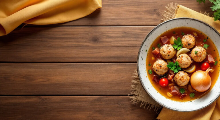 Albóndigas con caldo