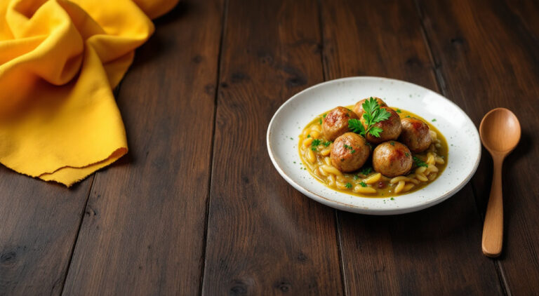 Albóndigas en salsa verde