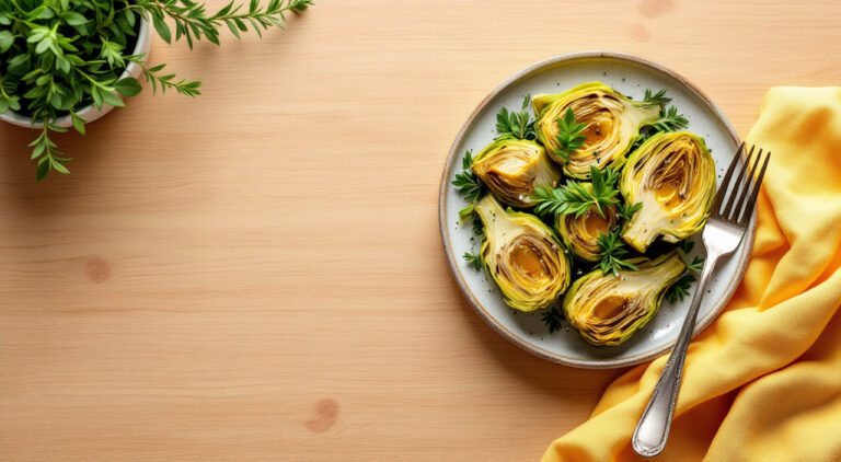 Alcachofas al microondas