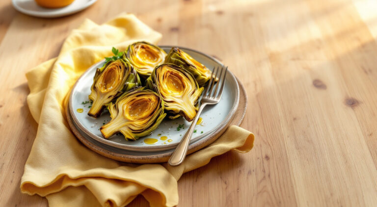 Alcachofas asadas al horno