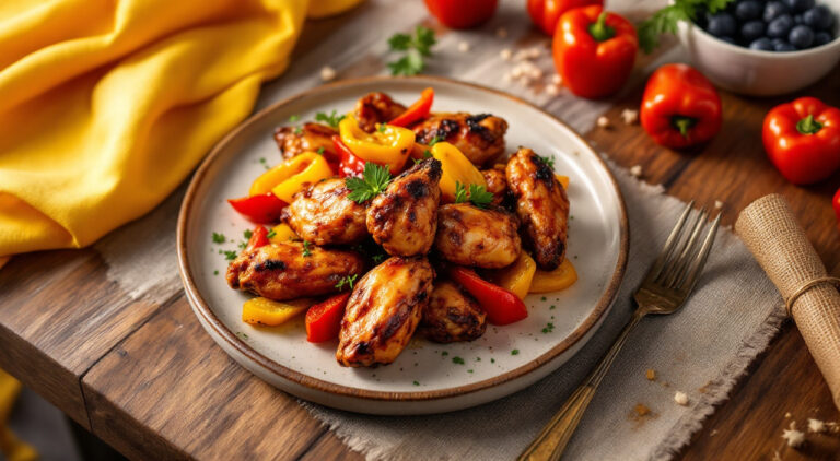 Alitas de pollo al adobo