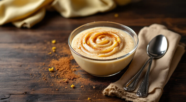 Arroz con leche y nata
