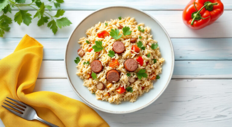 Arroz con longaniza