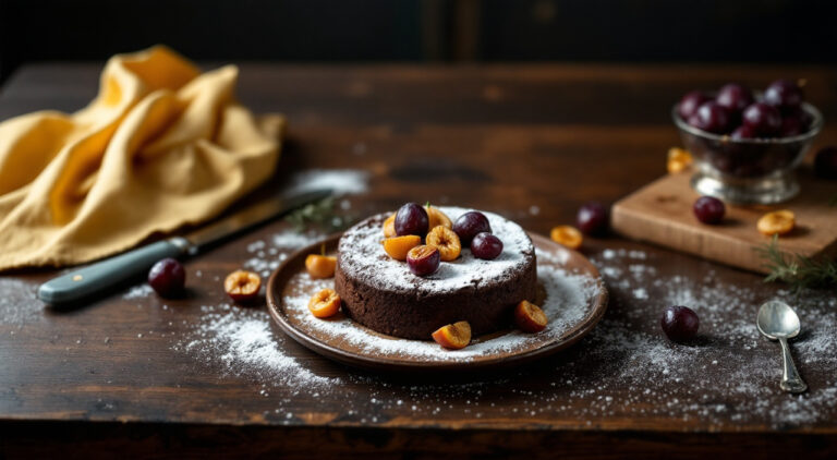 Bizcocho con ciruelas pasas