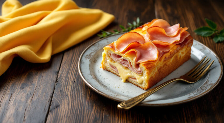 Bollo de jamón y queso