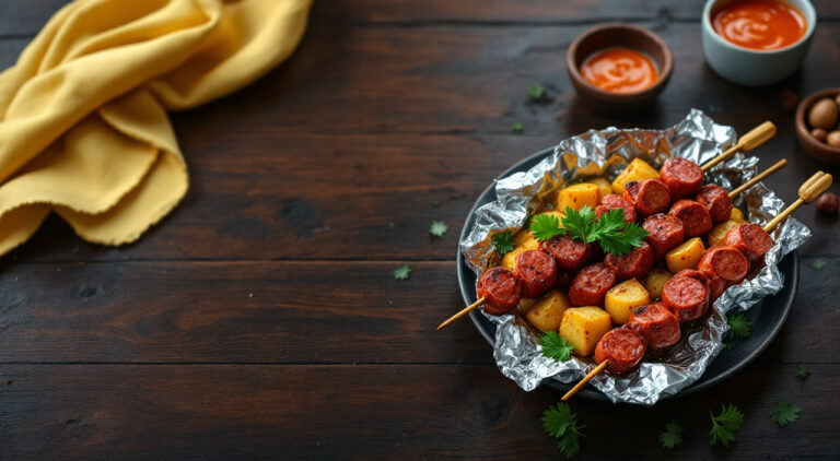 Brochetas al estilo argentino