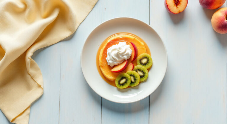 Budin de frutas en microondas