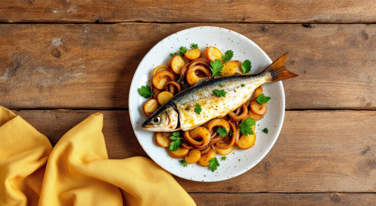 Caballas sencillas al horno