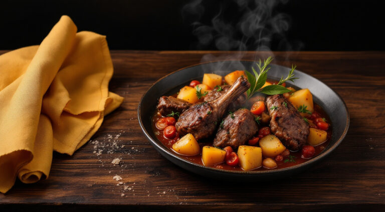 Caldereta de cordero en crudo