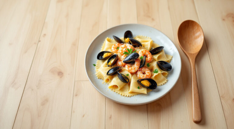 Canelones de marisco