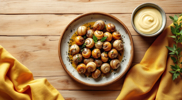 Caracoles con alioli