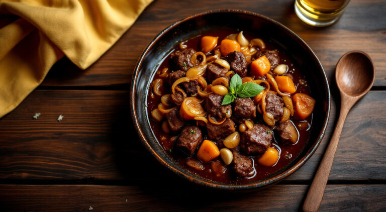 Carne guisada al vino