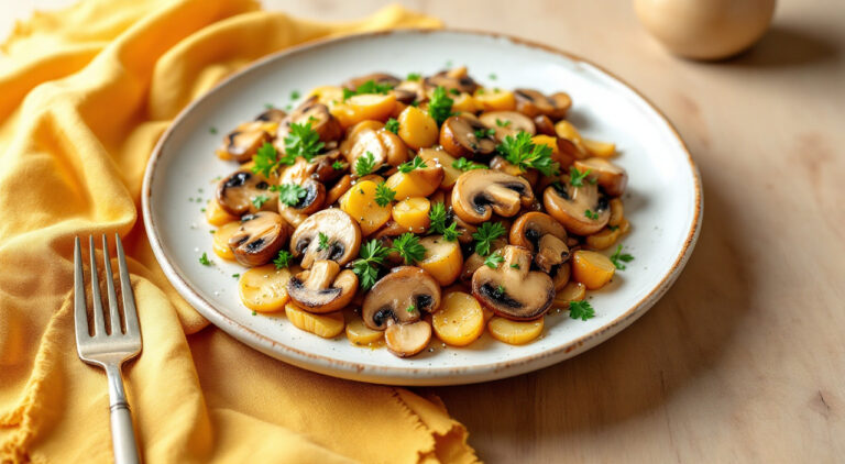 Champiñones super rápidos con ajos