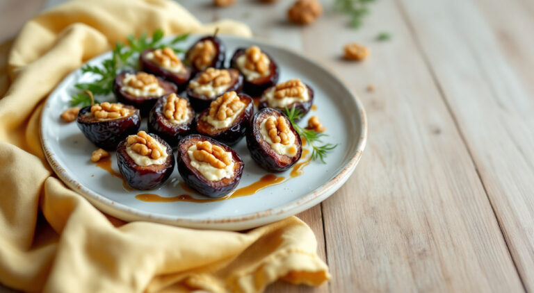 Ciruelas rellenas de roquefort