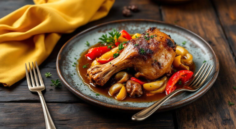 Codillo de cerdo en salsa