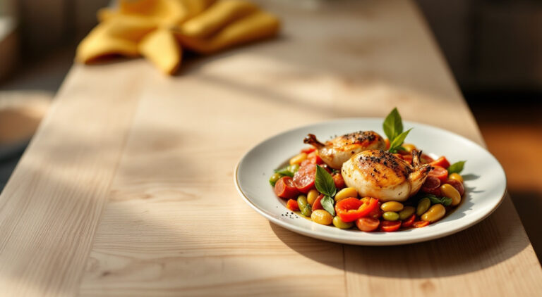 Codornices con judiones