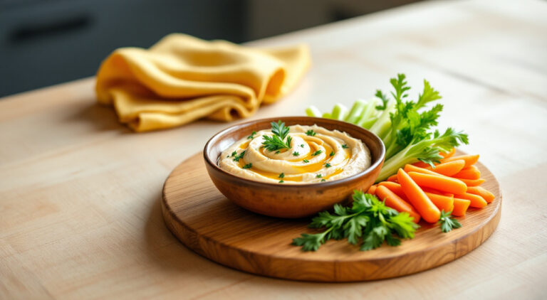 Crema de anchoas para untar con crudités