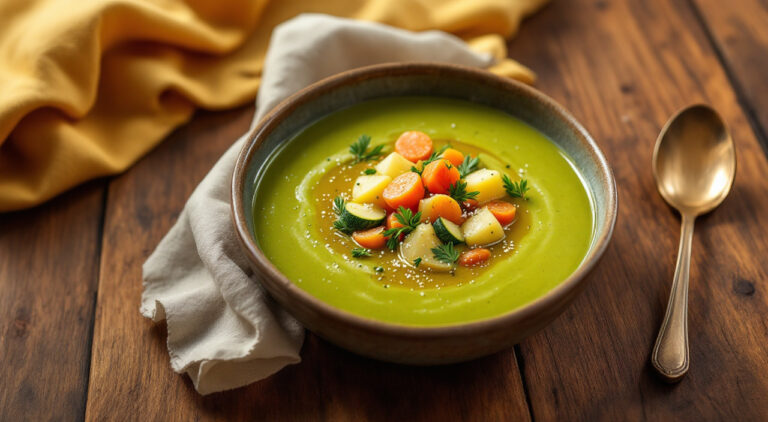 Crema de calabacín sin leche