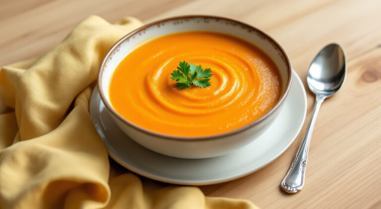 Crema de zanahorias light