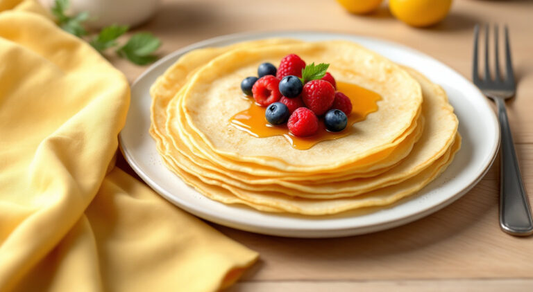 Crepes neutros para dulce y salado