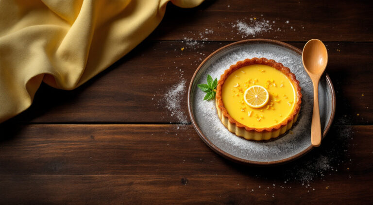 Cuajada de leche y limon