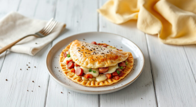 Empanadas de jamón y salchicha