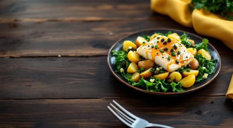 Ensalada de patatas y bacalao