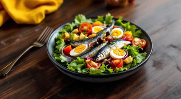 Ensalada de sardinas en aceite