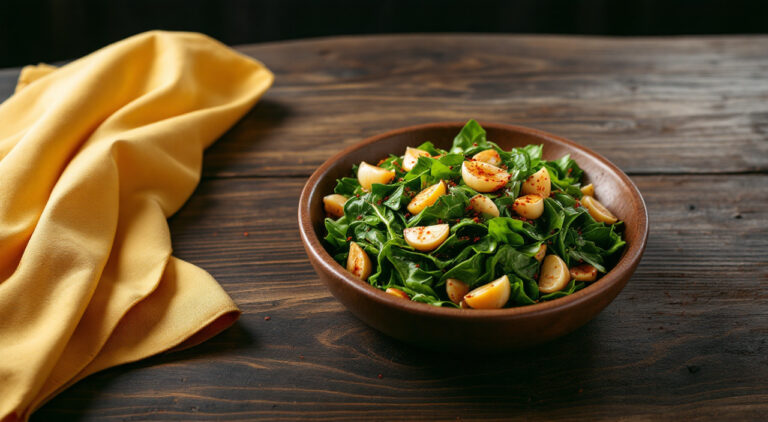 Escarola con ajo y pimentón