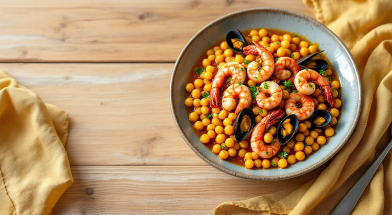 Garbanzos a la marinera de Ayamonte