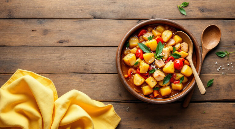 Guiso de patatas y atún