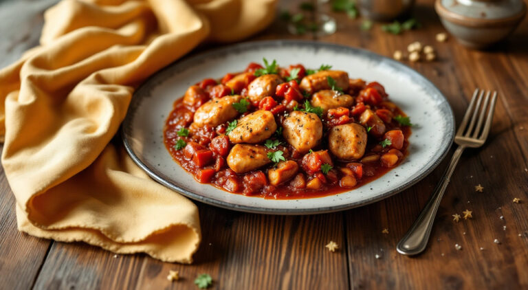 Higaditos de pollo en tomate
