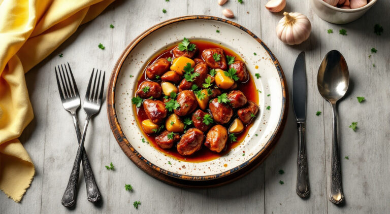 Higaditos y corazones de pollo a mi estilo