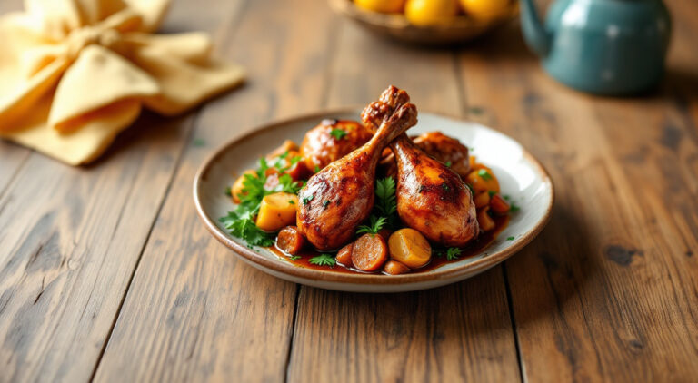 Jamoncitos de pollo en adobo