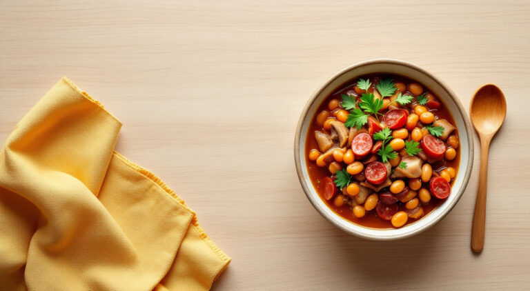 Judiones con oreja y pie de cerdo