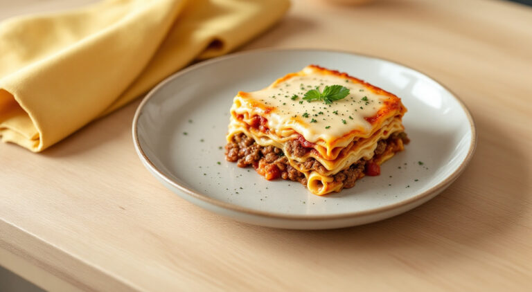 Lasaña de carne con paté alejandra sainz