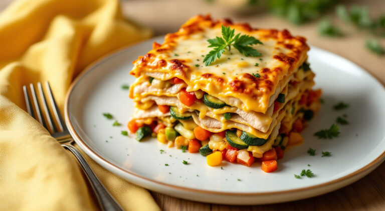 Lasaña de verduras sin pasta