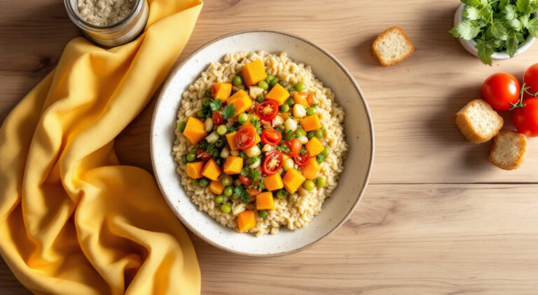 Lentejas con calabaza al curry