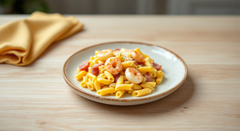 Macarrones con bechamel