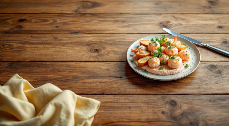 Mousse de gambas a mi estilo