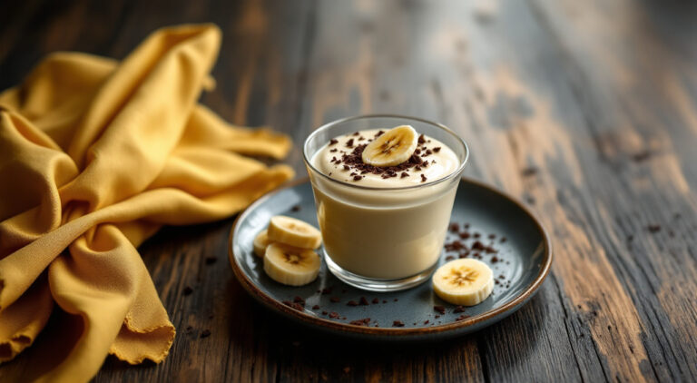 Mousse de plátano
