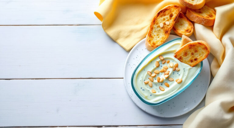 Mousse de queso azul